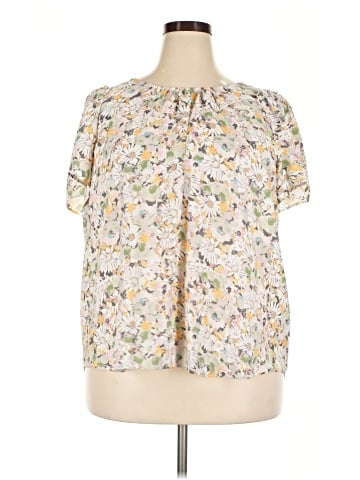LC Lauren Conrad Short Sleeve Blouse (view 1)