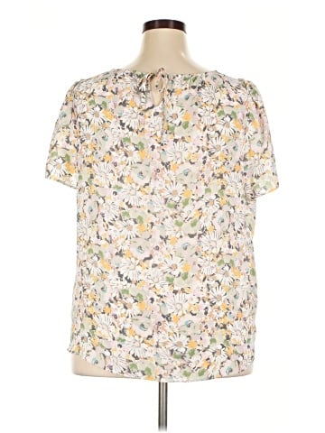 LC Lauren Conrad Short Sleeve Blouse (view 2)