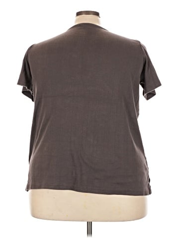 Woman Within Short Sleeve Blouse (view 2)