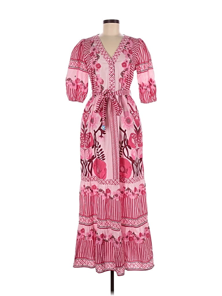 Pre-owned Celina Moon Casual Dress In Pink