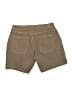 SPANX Solid Brown Khaki Shorts Size S - photo 2