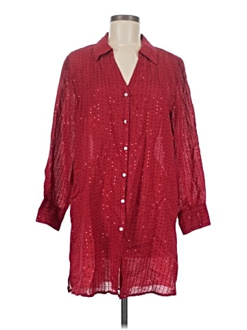 Colleen Lopez 3/4 Sleeve Button-Down Shirt (view 1)