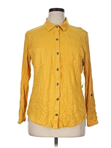 Style&Co Long Sleeve Button-Down Shirt (view 1)