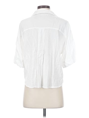 Zara 3/4 Sleeve Button-Down Shirt (view 2)