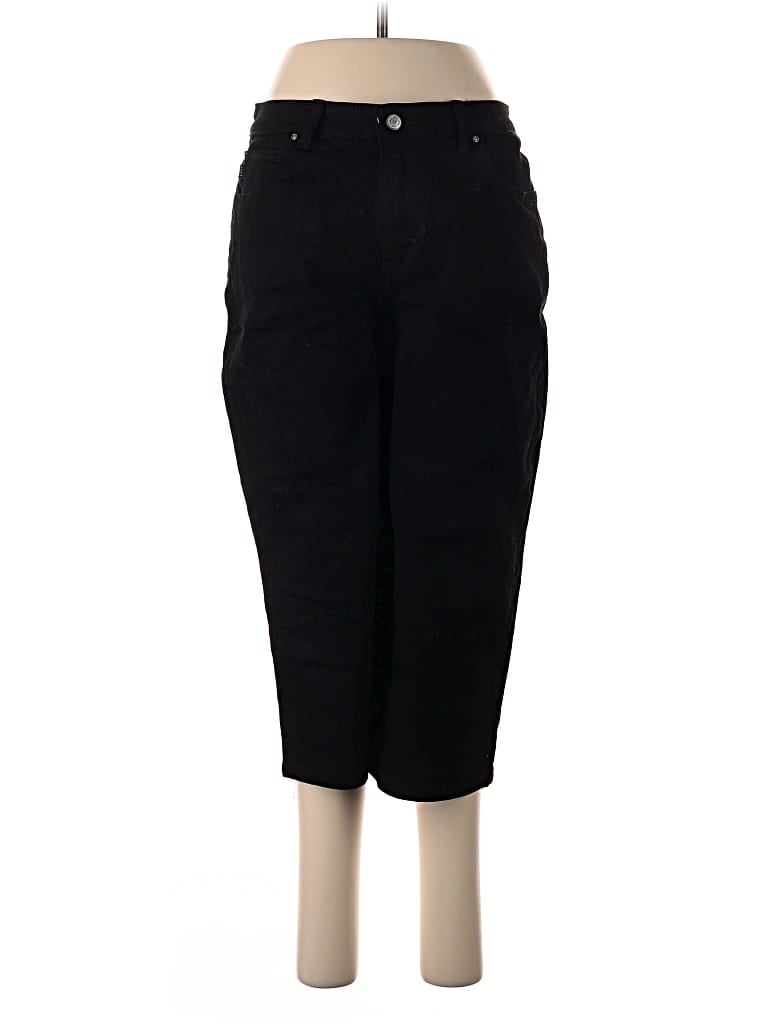 Pre-owned Lee Jeggings In Black