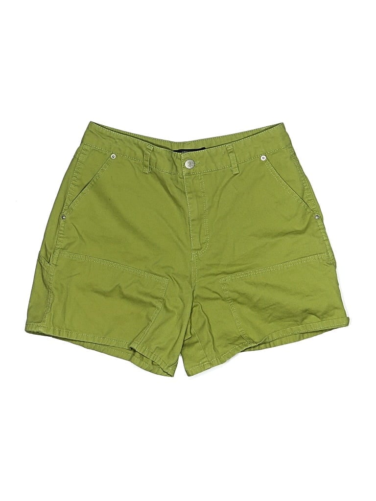 Pre-owned Forever 21 Khaki Shorts In Green
