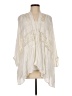 Elevenses 100% Rayon Ivory Kimono Size M - photo 1