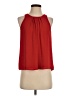 Naked Zebra 100% Polyester Red Sleeveless Blouse Size S - photo 1