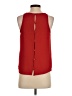 Naked Zebra 100% Polyester Red Sleeveless Blouse Size S - photo 2