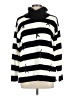 Karl Lagerfeld Paris 100% Acrylic Stripes Black Pullover Sweater Size M - photo 1
