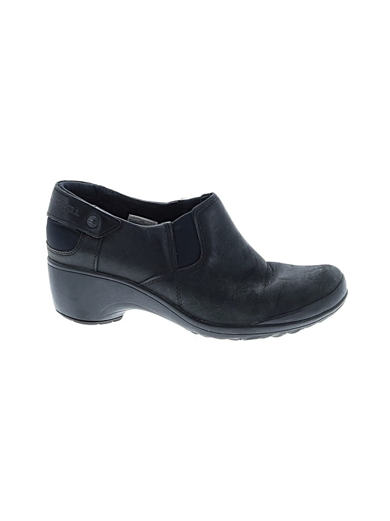 Pre-owned Merrell Ankle Boots In Black