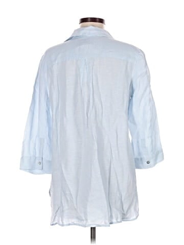 Chico's 3/4 Sleeve Button-Down Shirt (view 2)