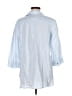 Chico's 100% Linen Blue 3/4 Sleeve Button-Down Shirt Size Med (1) - photo 2