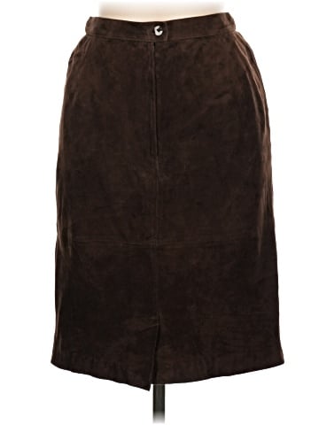 Valentino Vintage Leather skirt (view 2)