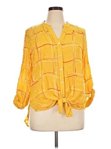 Figueroa & Flower 3/4 Sleeve Blouse (view 1)