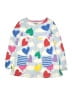 Mini Boden 100% Cotton Hearts Silver Dress Size 7 - 8 - photo 1