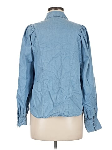 Who What Wear Long Sleeve Button-Down Shirt (view 2)