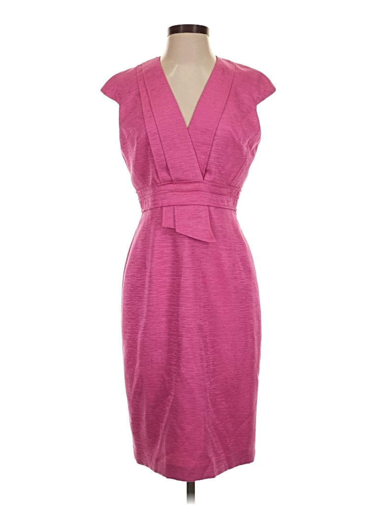 Pre-owned David Meister Cocktail Dress In Pink