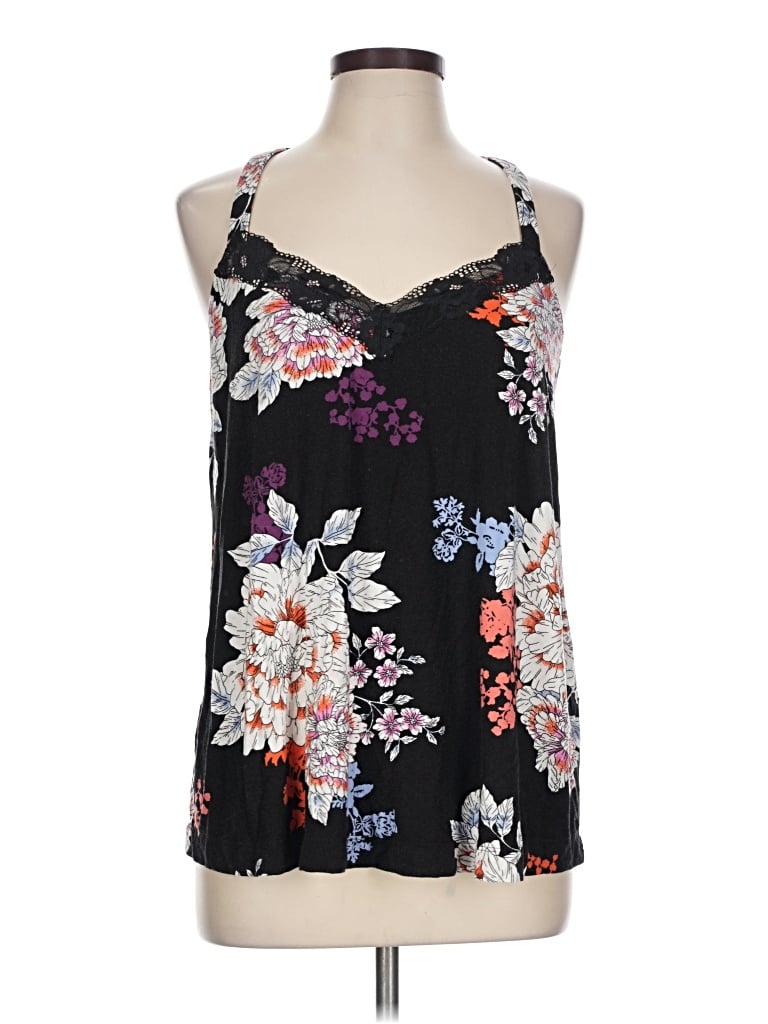 Pre-owned Soma Sleeveless Blouse In Black