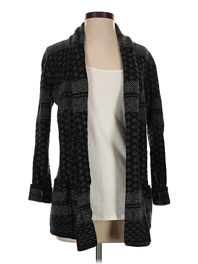 Pre-owned Bcbgmaxazria Cardigan Sweater In Black