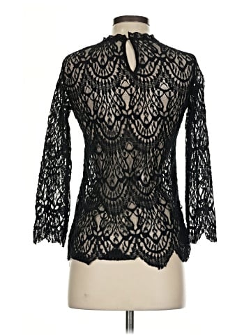 Zara W&B Collection 3/4 Sleeve Top (view 2)