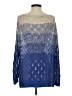 Kerisma Metallic Blue Pullover Sweater Size S - photo 2