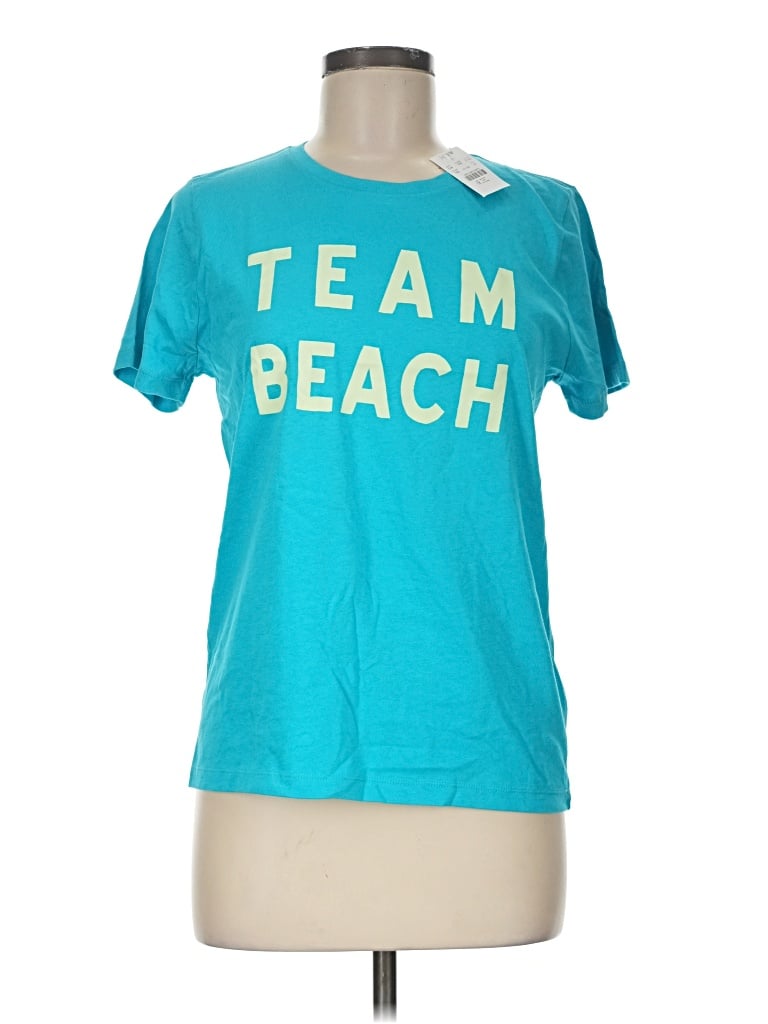 J.crew Factory Store Short Sleeve T-shirt In Teal