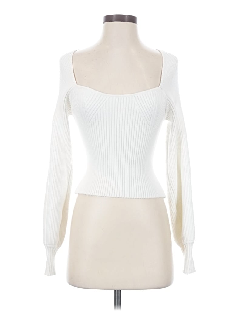 Pre-owned Endless Rose Cardigan Sweater In White