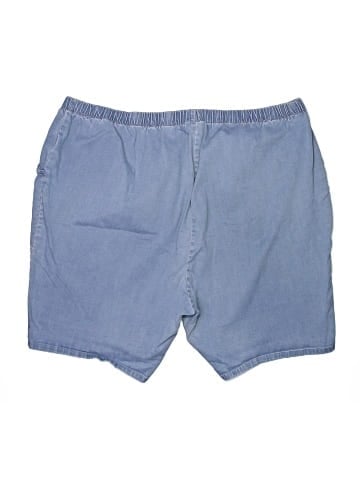 Woman Within Denim Shorts (view 2)