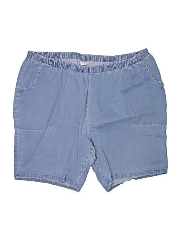 Woman Within Denim Shorts (view 1)