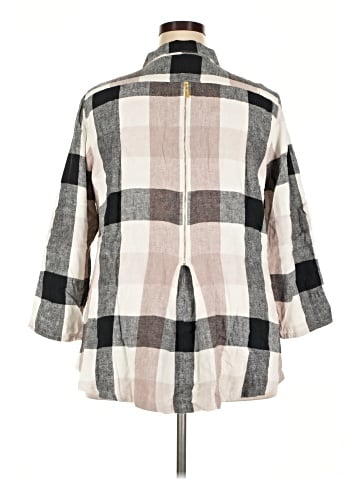 Soft Surroundings 3/4 Sleeve Button-Down Shirt (view 2)