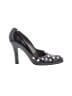 Versace 100% Leather Black Heels Size EU 39 - photo 1