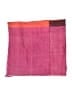 Unbranded 100% Wool Color Block Graphic Brown Pink Scarf One size - photo 2