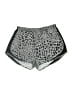 Nike 100% Polyester Animal Print Silver Athletic Shorts Size L - photo 1