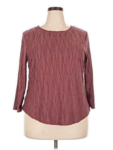 Simply Vera Vera Wang 3/4 Sleeve Blouse (view 1)