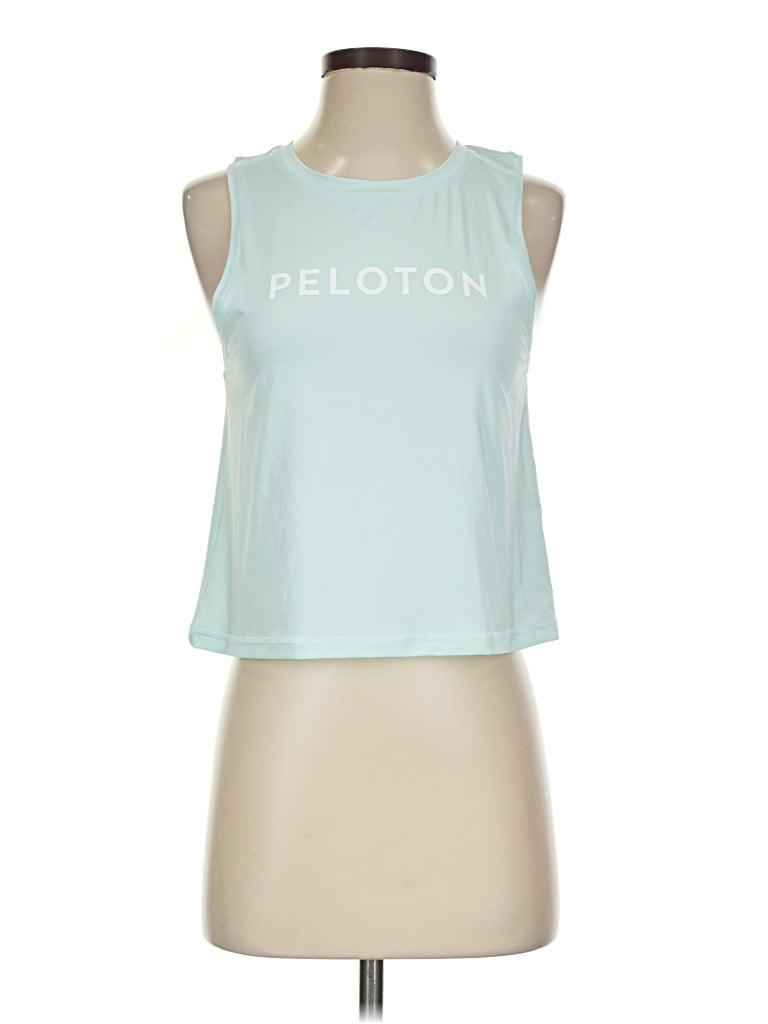 Pre-owned Peloton Sleeveless T-shirt In Teal