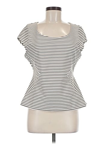 White House Black Market Short Sleeve Blouse (view 1)