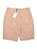 NA-KD 100% Recycled Polyester Solid Tan Khaki Shorts Size EU 42 / US 12 - photo 2