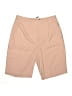 NA-KD 100% Recycled Polyester Solid Tan Khaki Shorts Size EU 42 / US 12 - photo 1