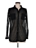 Atmosphere Black Long Sleeve Blouse Size 8 - photo 1