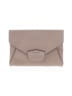 Givenchy 100% Leather Gray Leather Clutch One size - photo 1