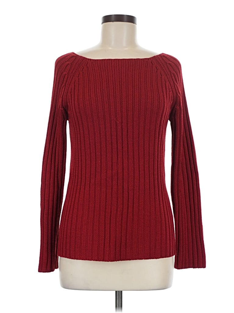 Pre-owned Willi Smith Wool Pullover Sweater In Red