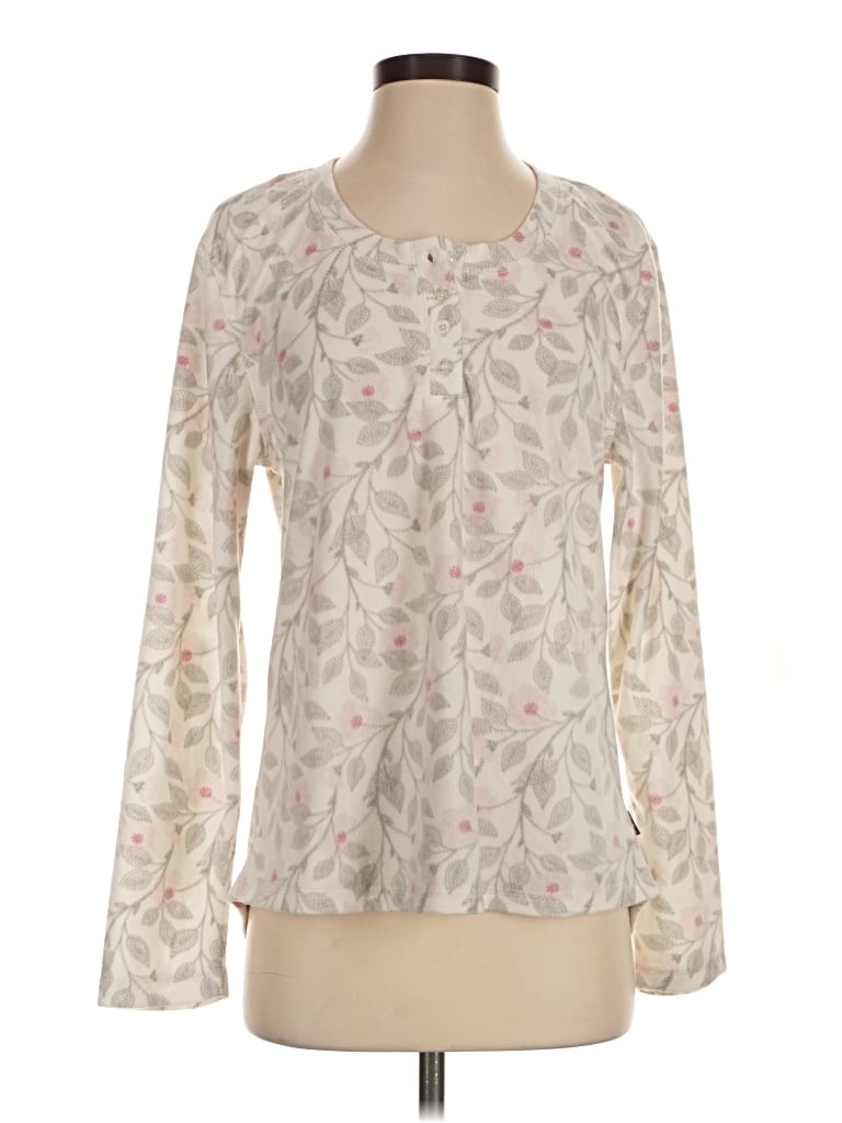 Pre-owned Eddie Bauer Cardigan Sweater In Ivory
