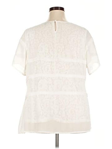 City Chic Short Sleeve Blouse (view 2)