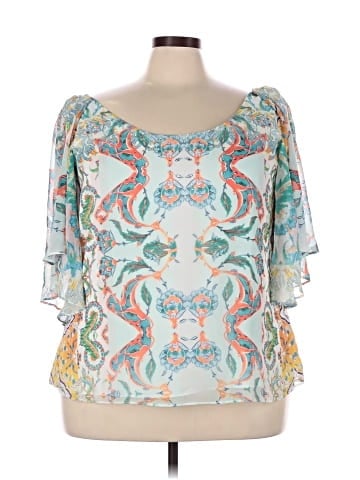 City Chic 3/4 Sleeve Blouse (view 1)