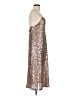 Zara Basic Metallic Silver Gold Cocktail Dress Size M - photo 4