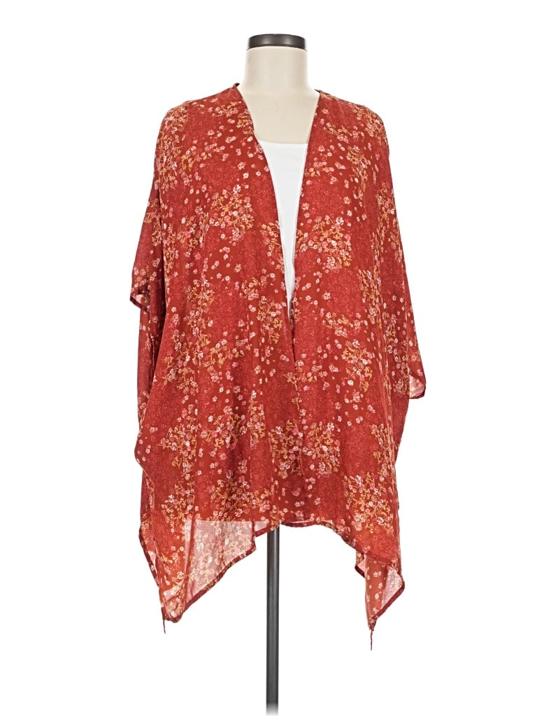 Pre-owned Maurices Kimono In Red