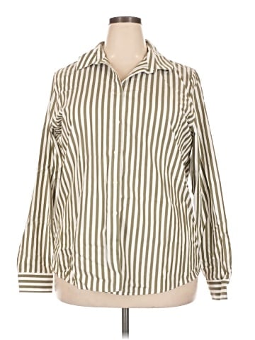 Lands' End Long Sleeve Button-Down Shirt (view 1)