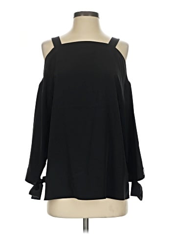 Tibi 3/4 Sleeve Silk Top (view 1)