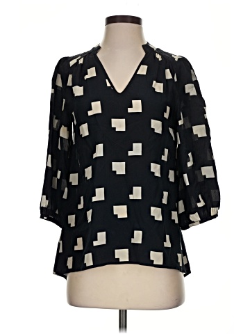 Annie Griffin 3/4 Sleeve Silk Top (view 1)